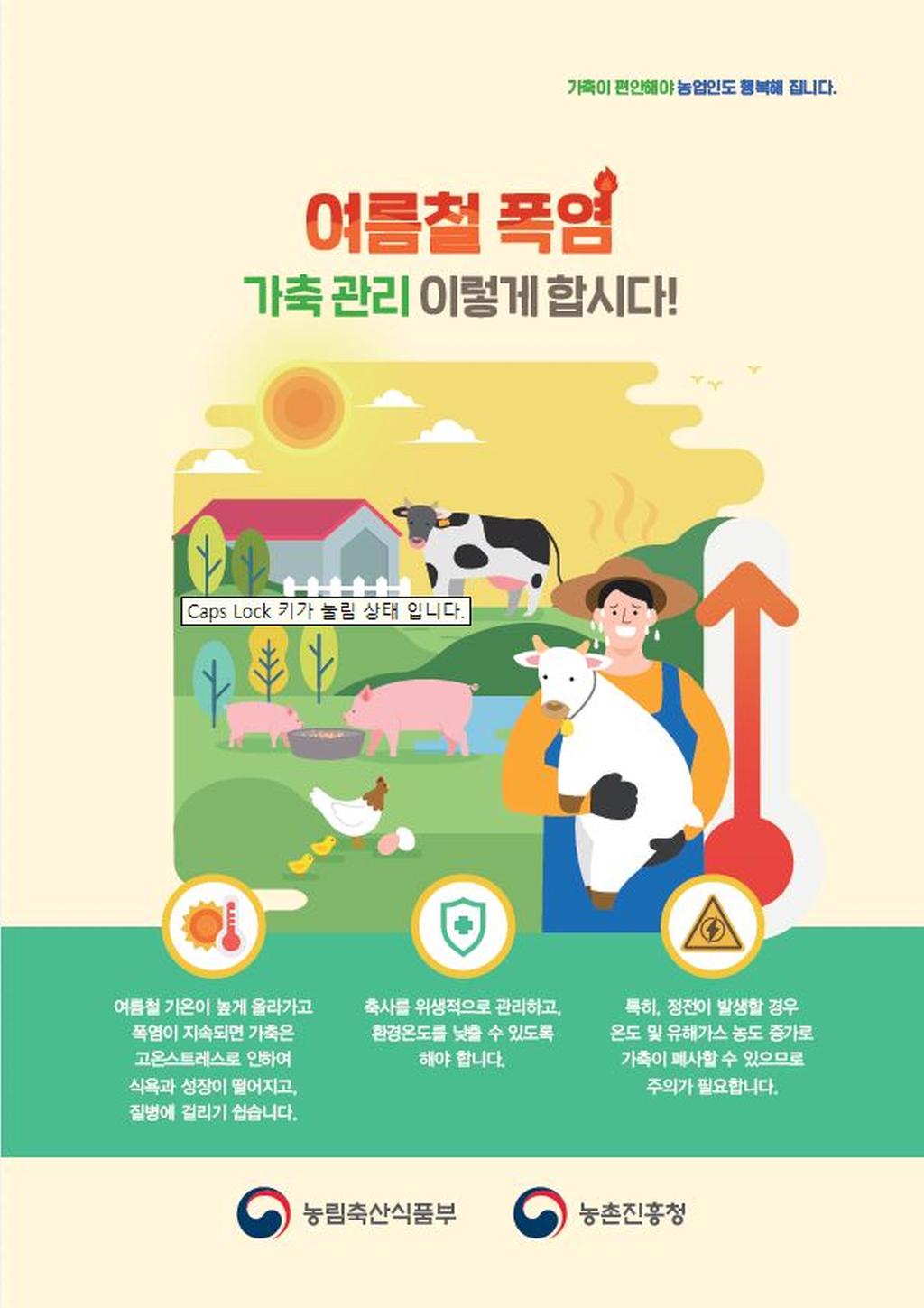 고온가축관리 리플릿