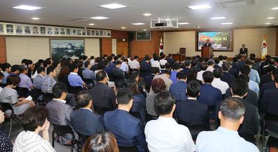 합천군, 2015년 9월 정례조회 개최