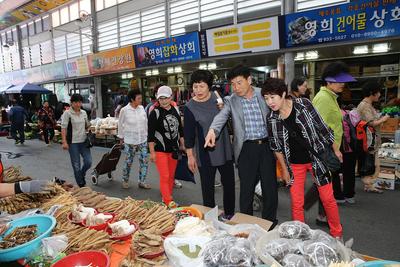재구 합천군 향우회, 고향 전통시장 장보기 행사 개최
